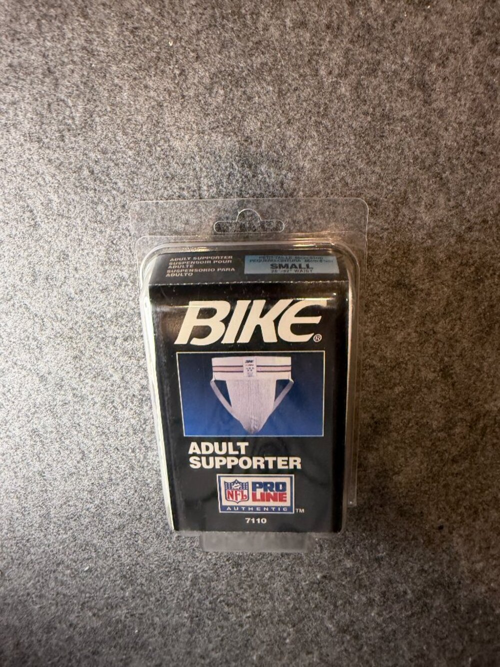Vintage BIKE Adult Supporter NFL Pro Line Jockstrap Small NOS Open Box Rare USA